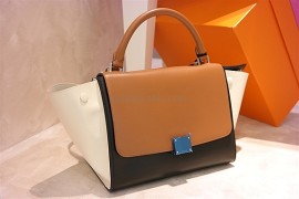 Celine Mini Trapeze Bianco (2)