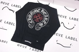 Chrome Hearts Horseshoe Long Sleeve Black (S) (2)