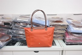 Longchamp Le Pliage Long Handle Small Orange 2605 089 B44 (5)