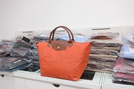Longchamp Le Pliage Medium Short Handle Orange 1623 089 B44 (3)
