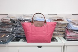 Longchamp Le Pliage Medium Short Handle Pink 1623 089 B49 (1)